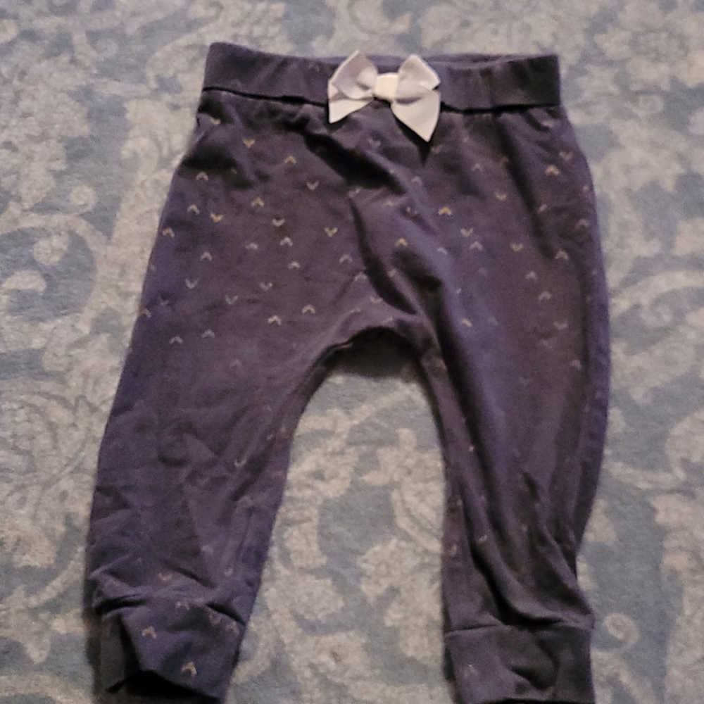 Pants with a bow